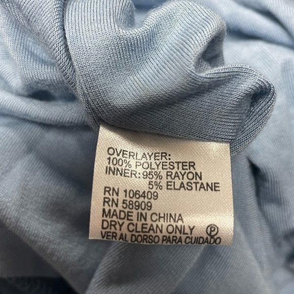 Gianni Bini Blue Strappy Layered Maxi Dress Large NWT - Picture 4 of 7